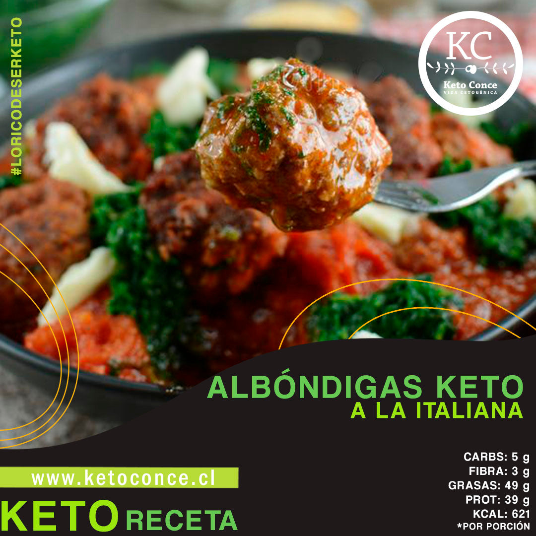 ALBONDIGAS KETO A LA ITALIANA