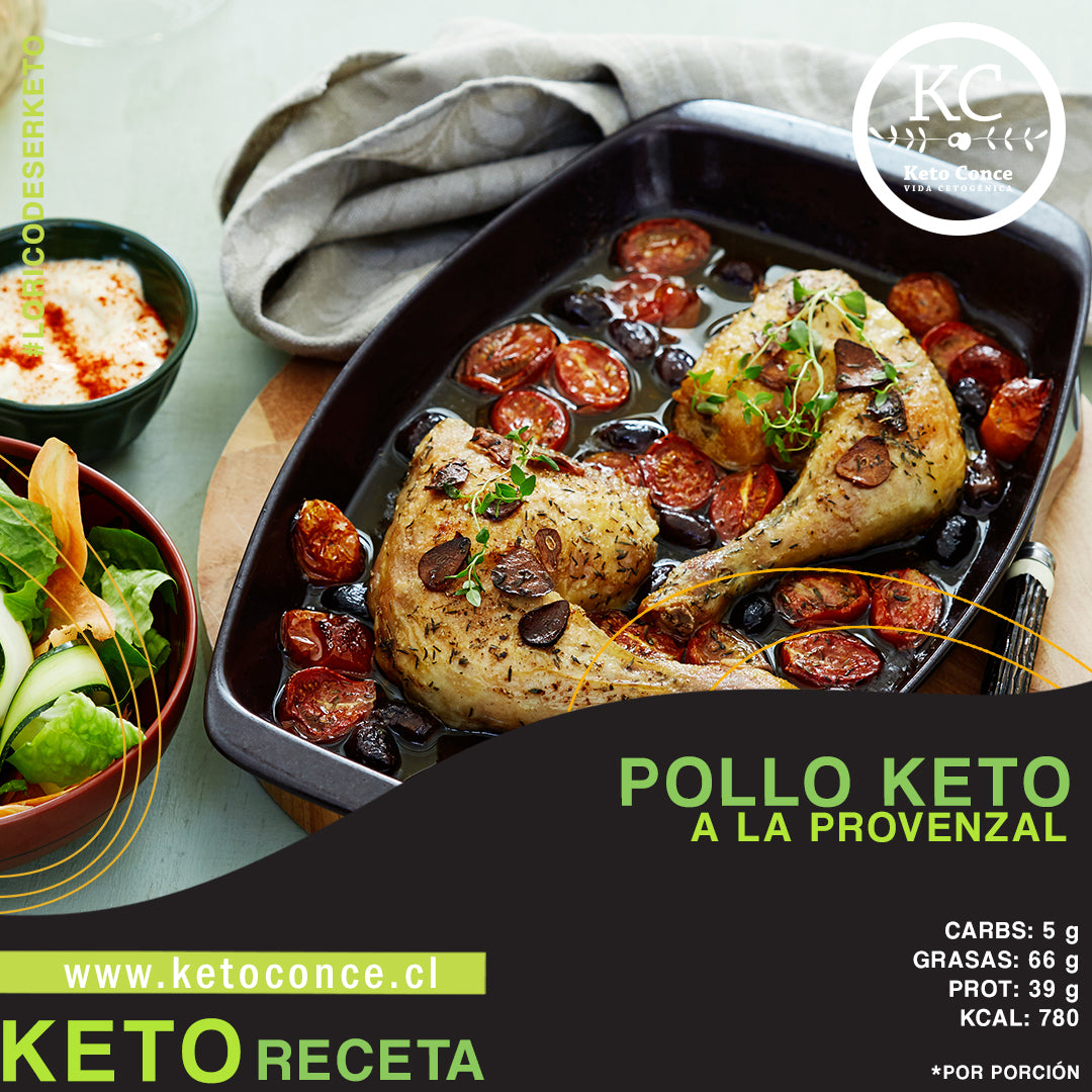 Pollo keto a la provenzal